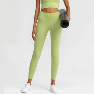 Naked Feeling High Waist Yoga Pants - Seamless Leggings for Women's Fitness