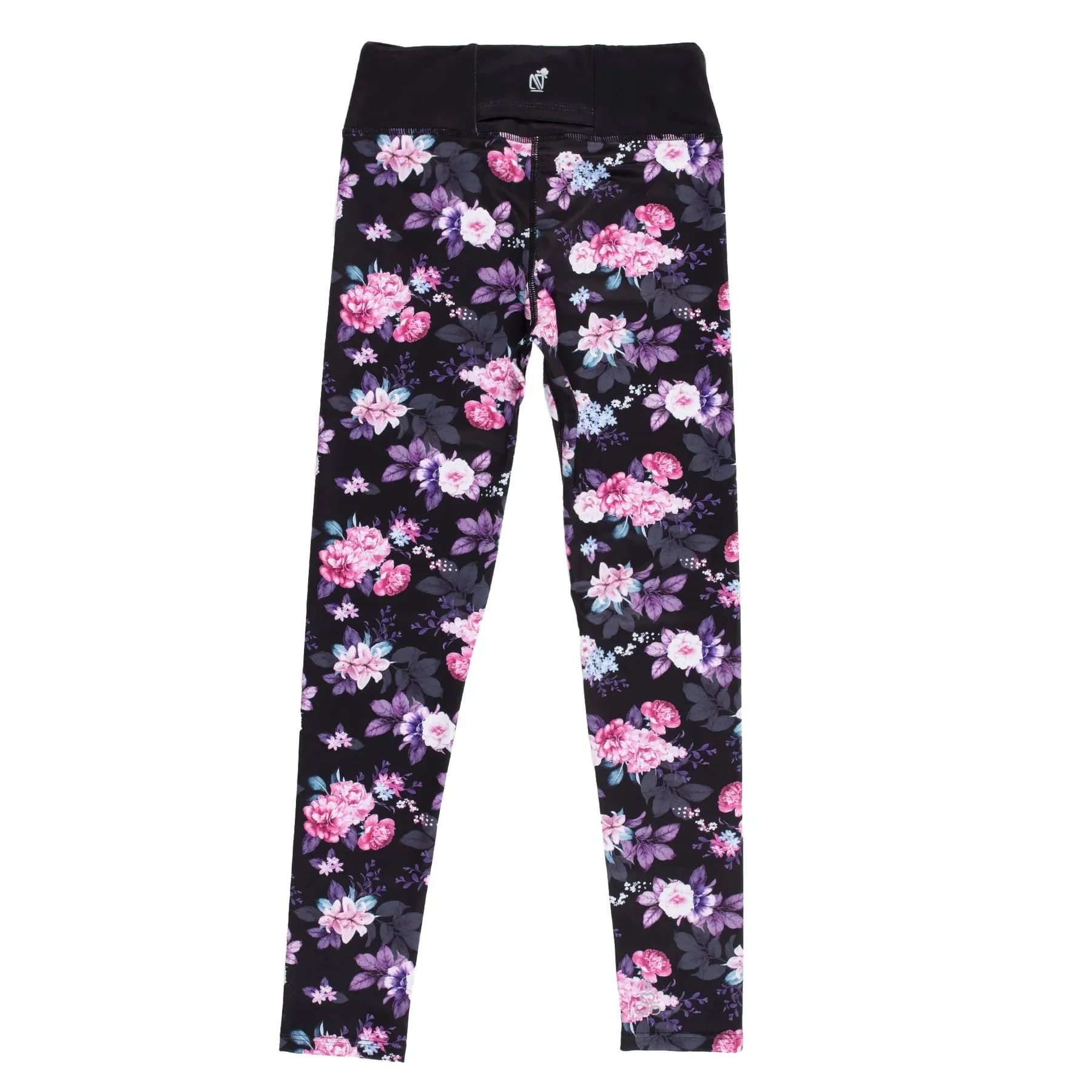 Nano Girls Floral Print Yoga Leggings: Size 4 to 14