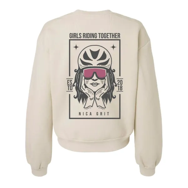 NICA GRiT Focus Crop-Crewneck Sweatshirt