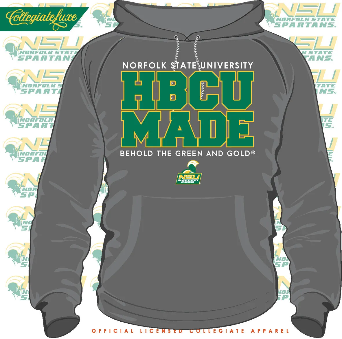 NORFOLK ST. | HBCU MADE Gray Unisex Hoodies (**)