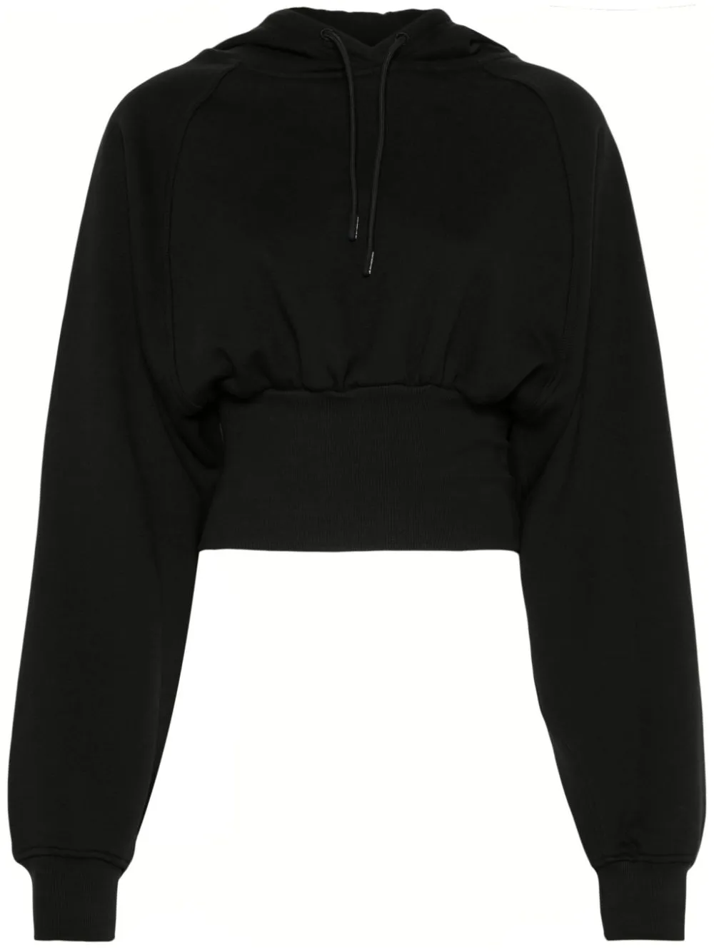 Organic cotton cropped hoodie