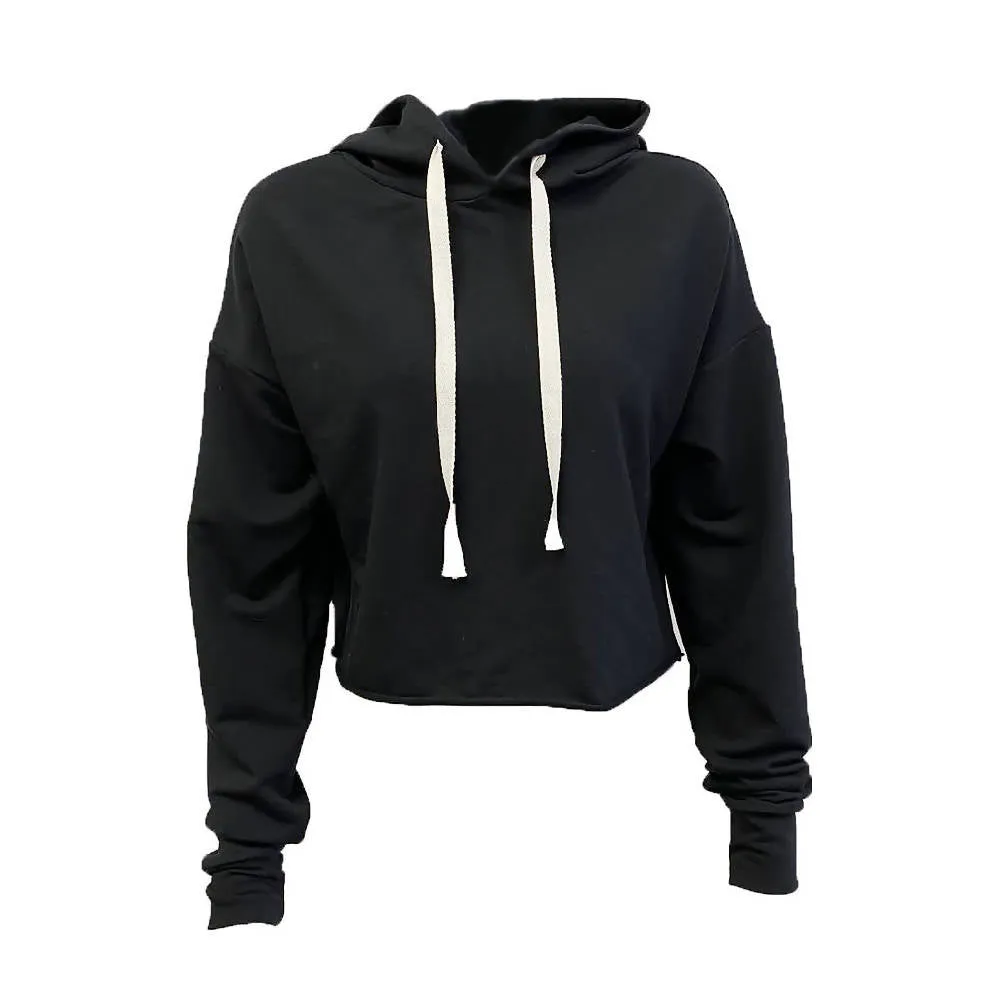 Organic Cotton Cropped Hoodie