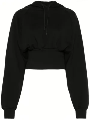 Organic cotton cropped hoodie