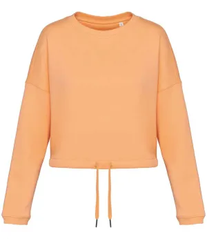 Organic Oversized Cropped Sweatshirt: Womens