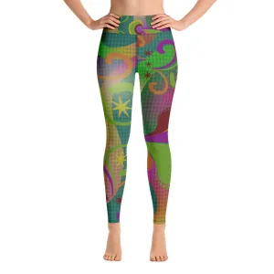 Paisley Yoga Leggings