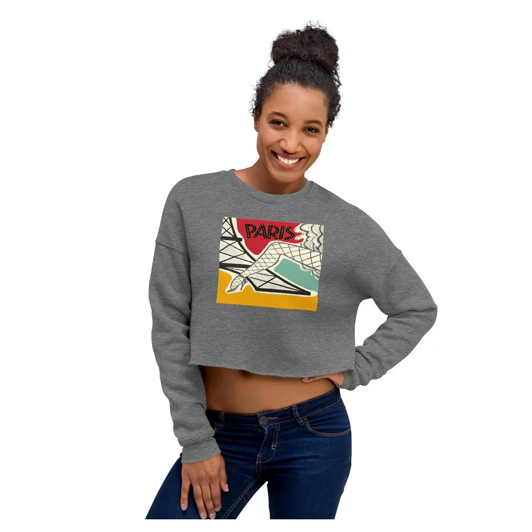 Paris Folies Crop Sweatshirt