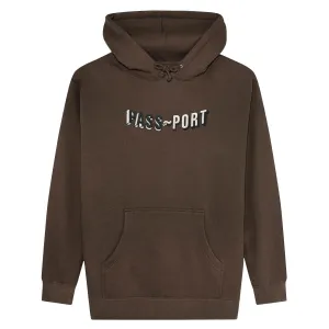 Pass~Port - Sunken Logo Embroidery Hoodie Bark