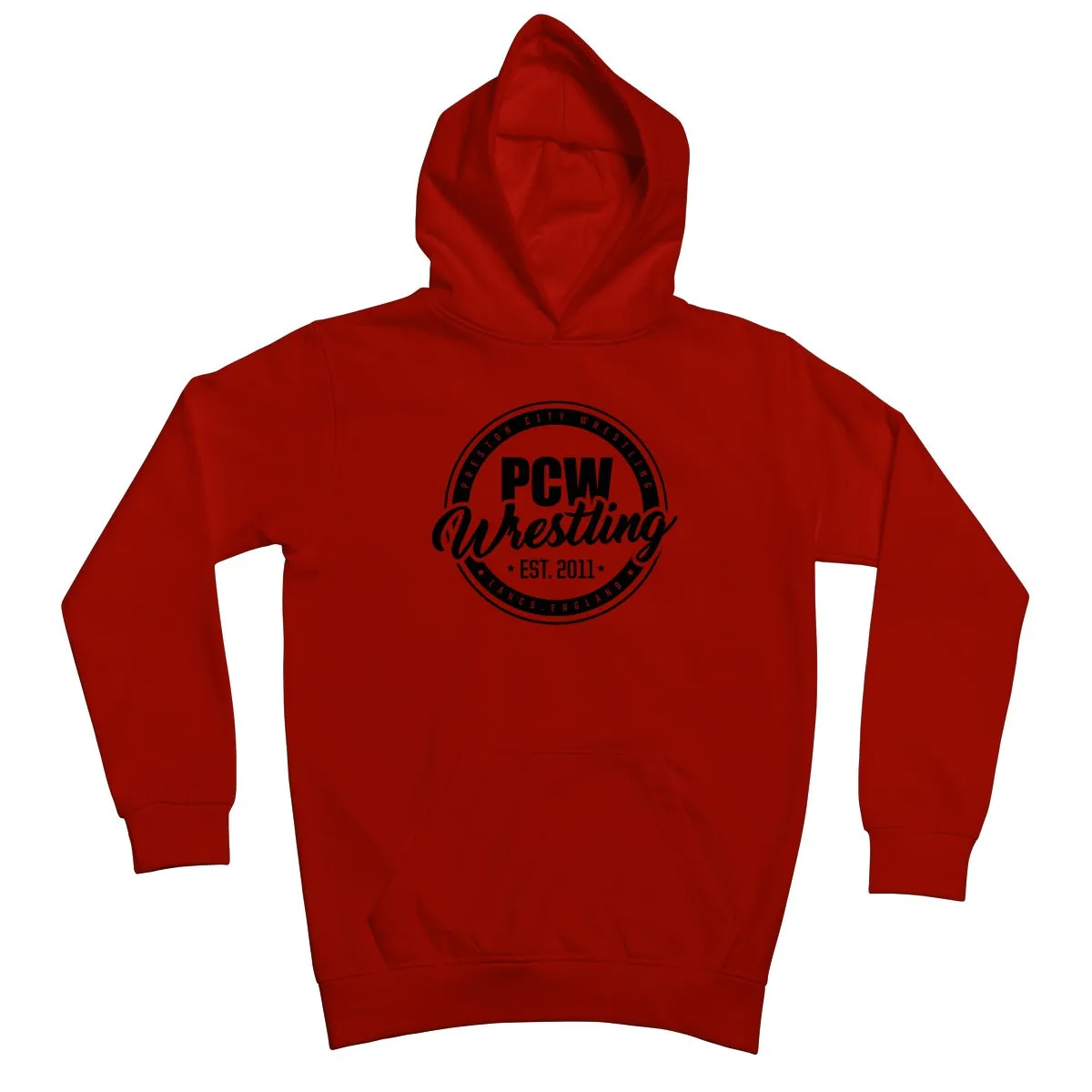 PCW UK Black Roundel Logo Kids Hoodie