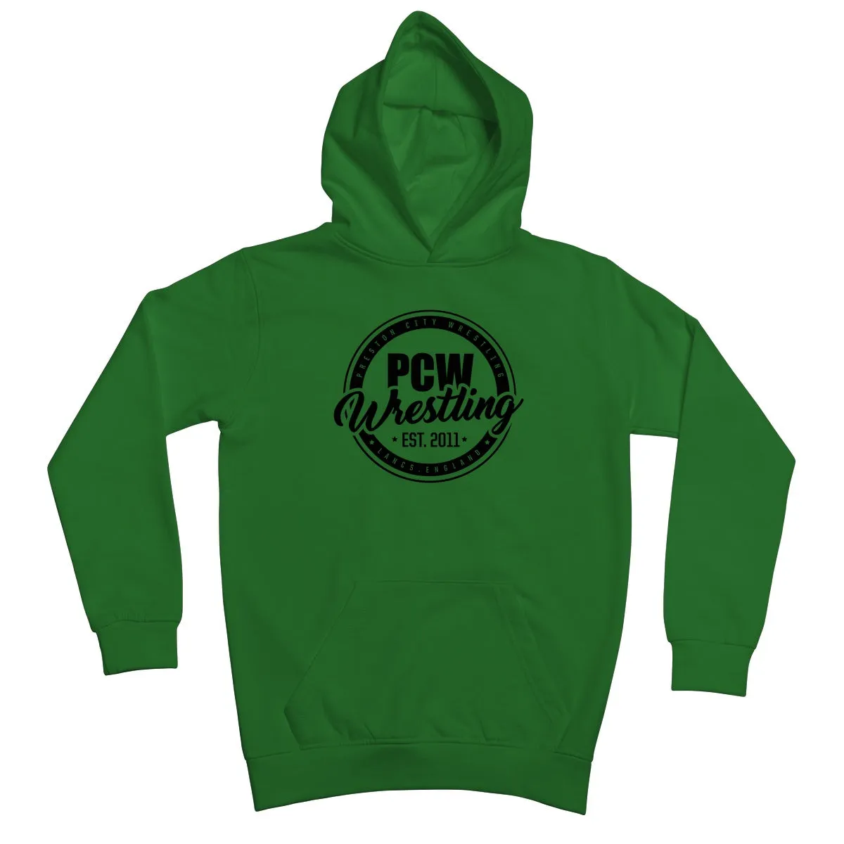 PCW UK Black Roundel Logo Kids Hoodie