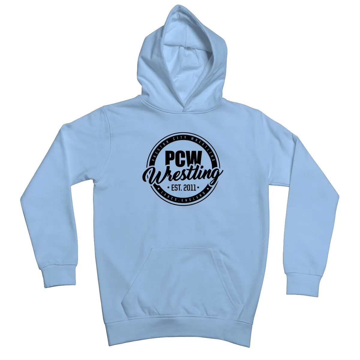 PCW UK Black Roundel Logo Kids Hoodie