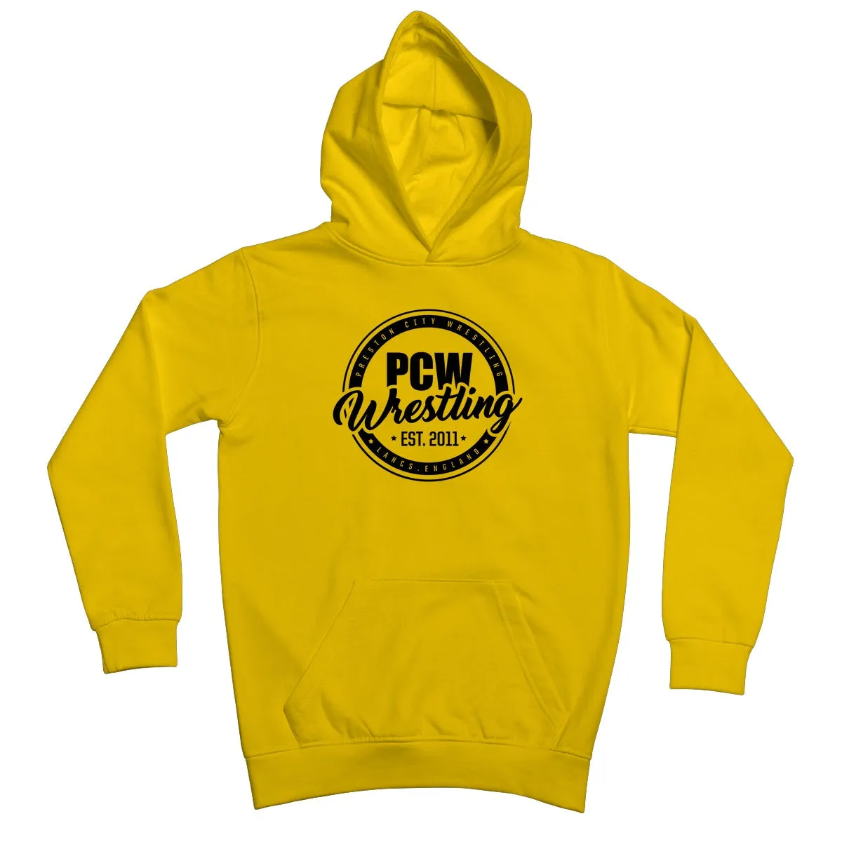 PCW UK Black Roundel Logo Kids Hoodie