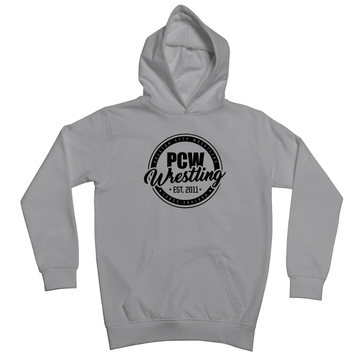 PCW UK Black Roundel Logo Kids Hoodie