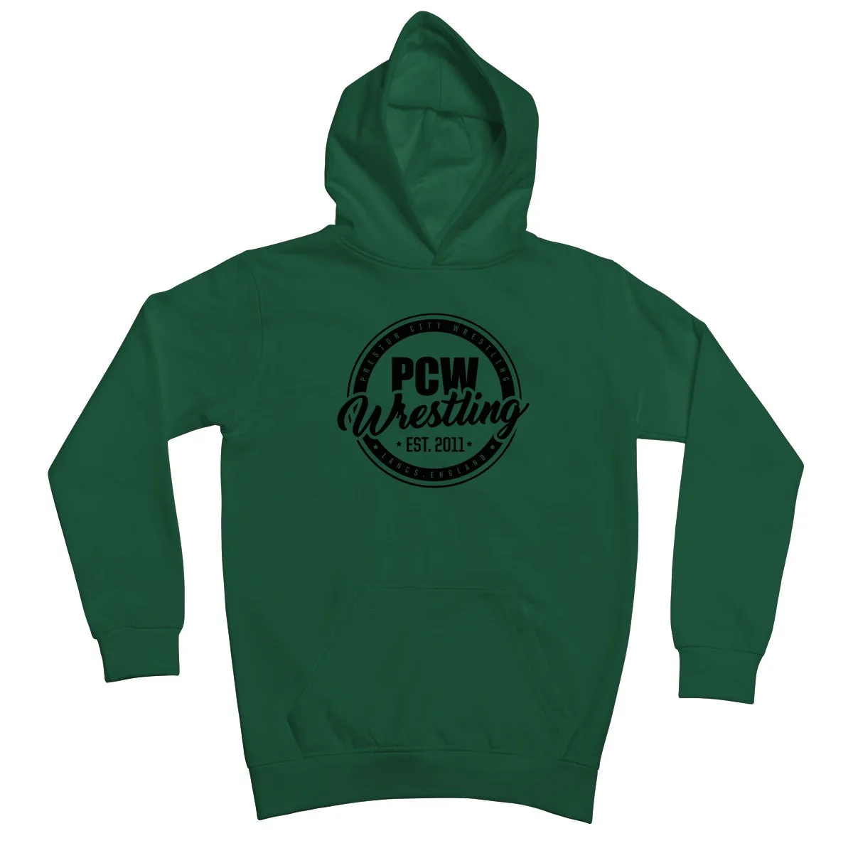 PCW UK Black Roundel Logo Kids Hoodie