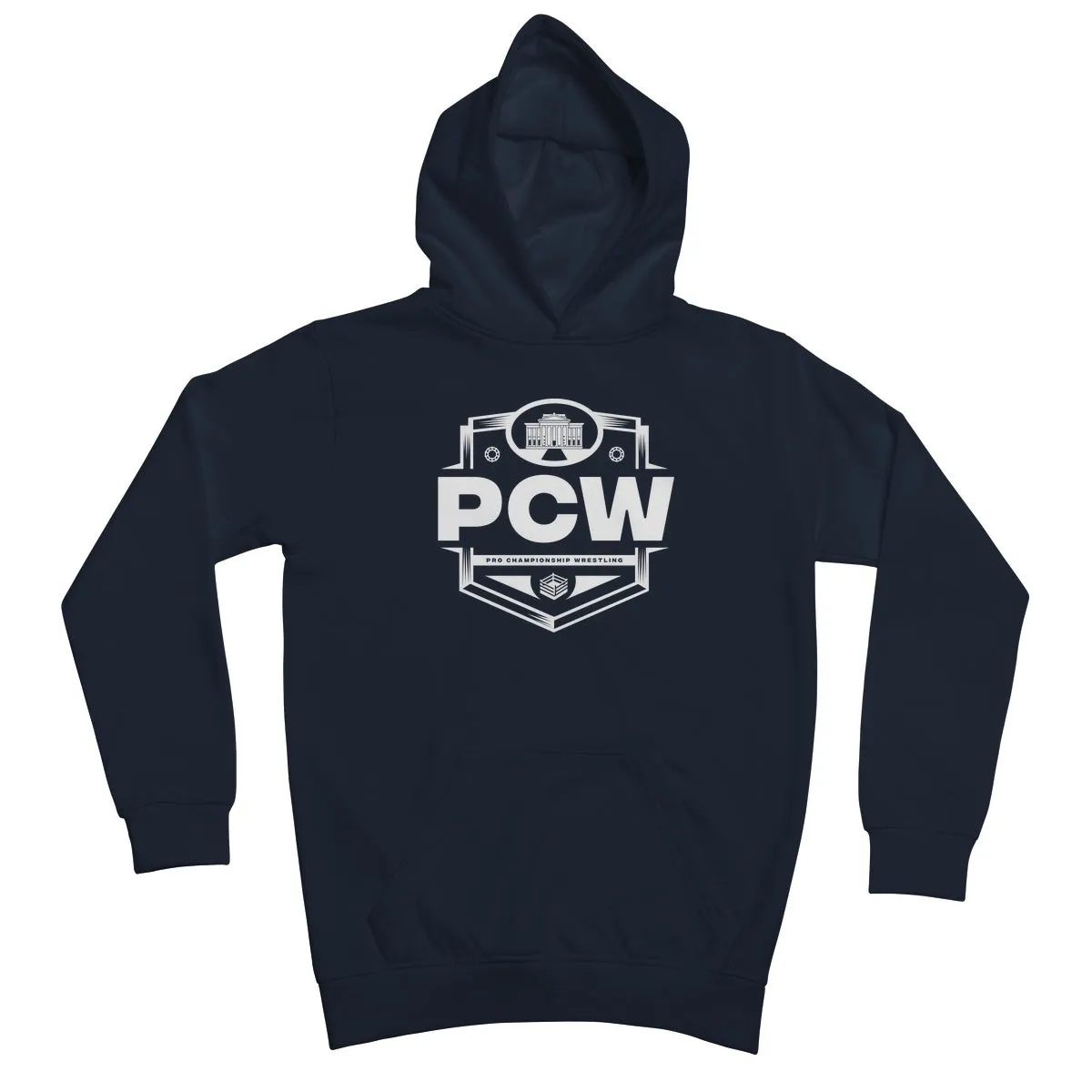 PCW UK Logo White Kids Hoodie