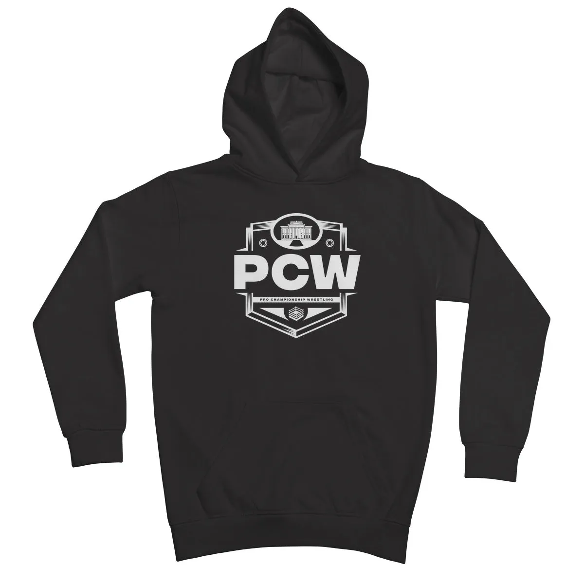 PCW UK Logo White Kids Hoodie