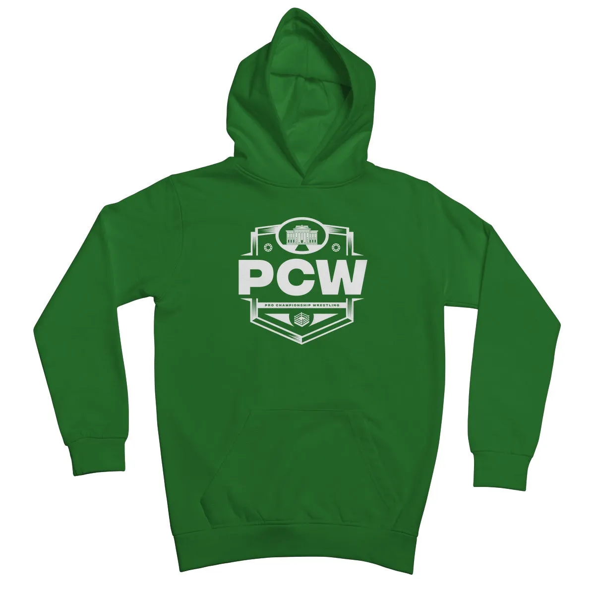PCW UK Logo White Kids Hoodie