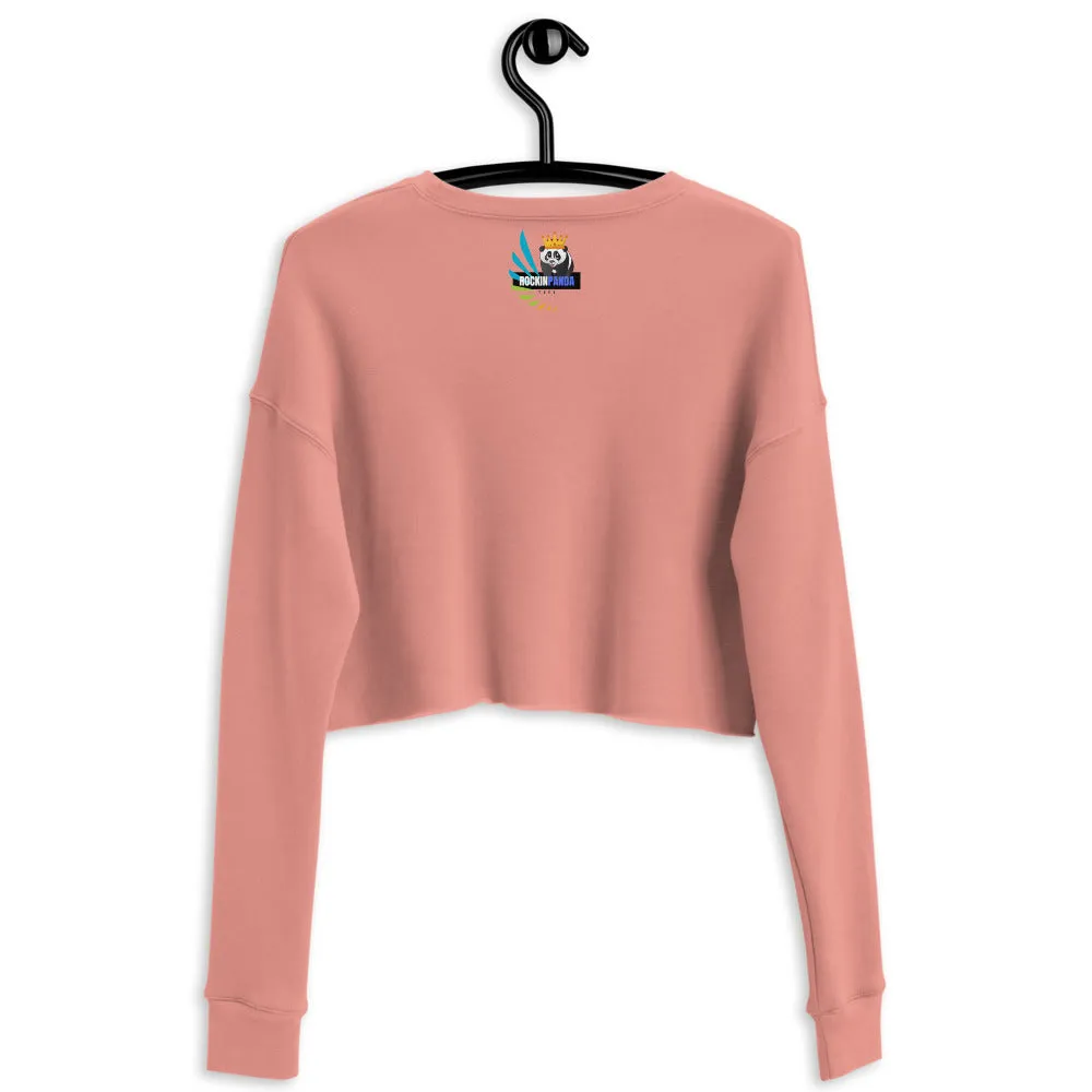 Peace & Love Crop Sweatshirt