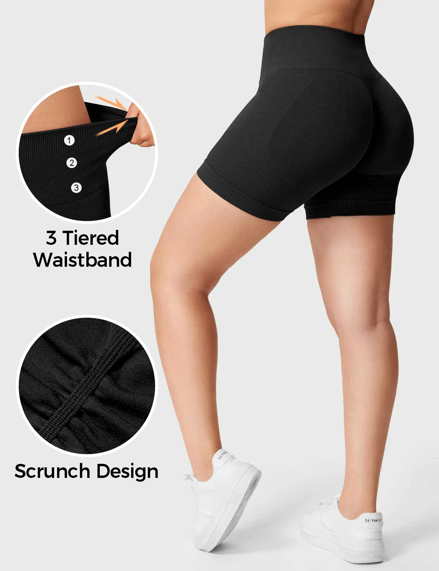 Peach Butt Seamless Shorts