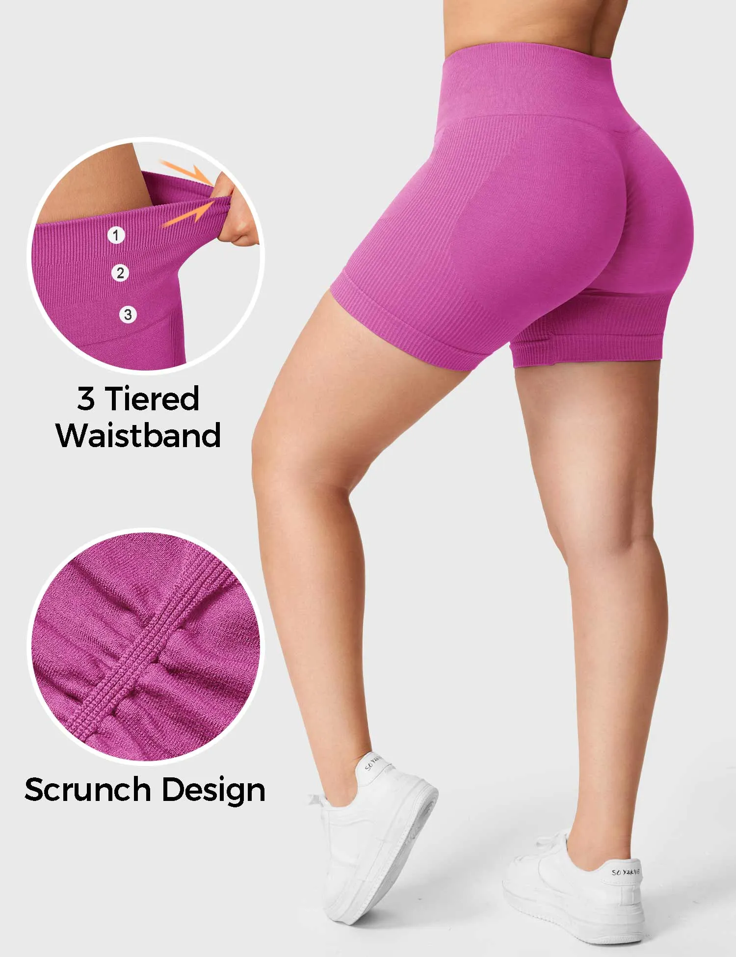 Peach Butt Seamless Shorts