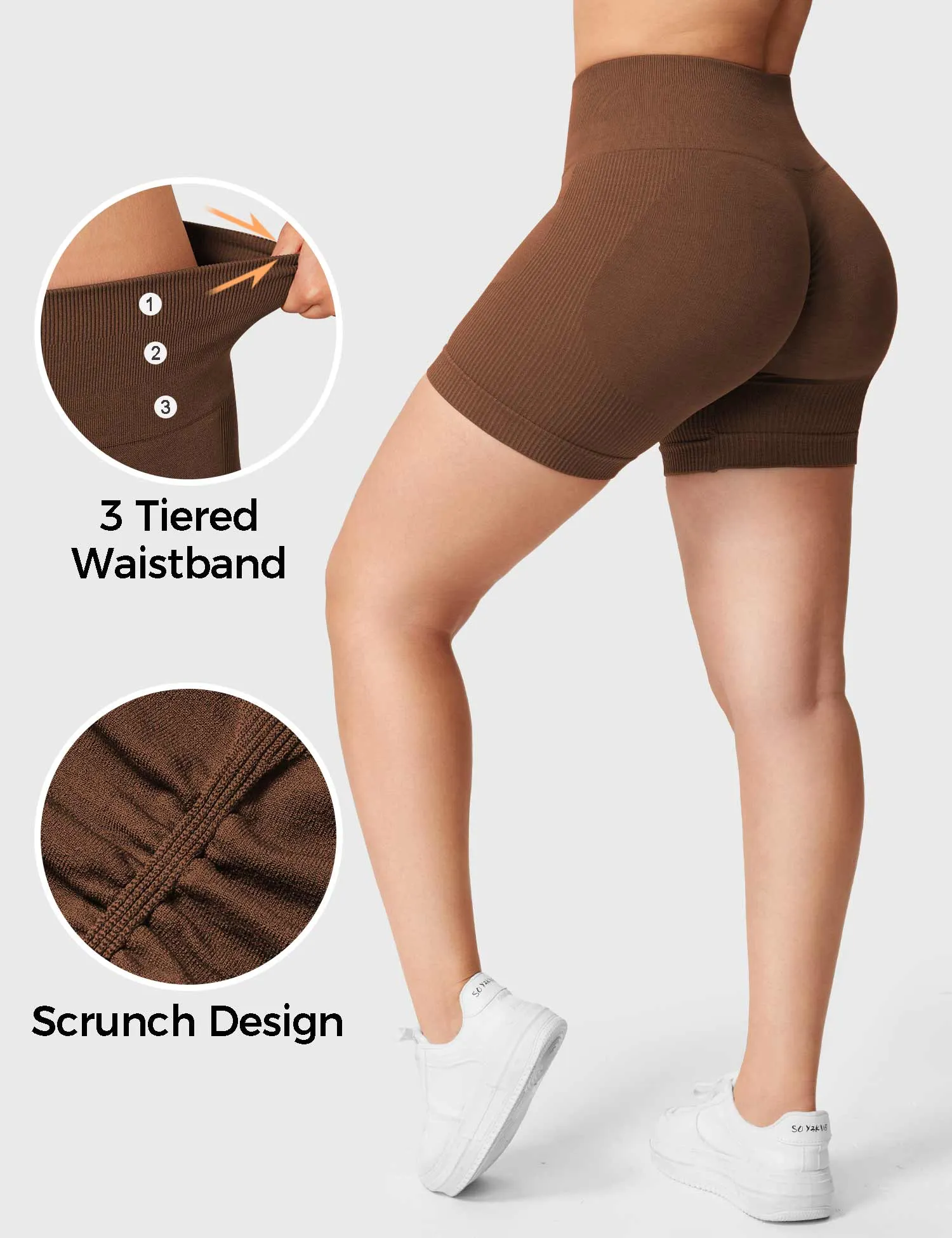 Peach Butt Seamless Shorts