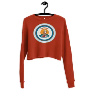 Pearl Island Surfing Crop Sweatshirt