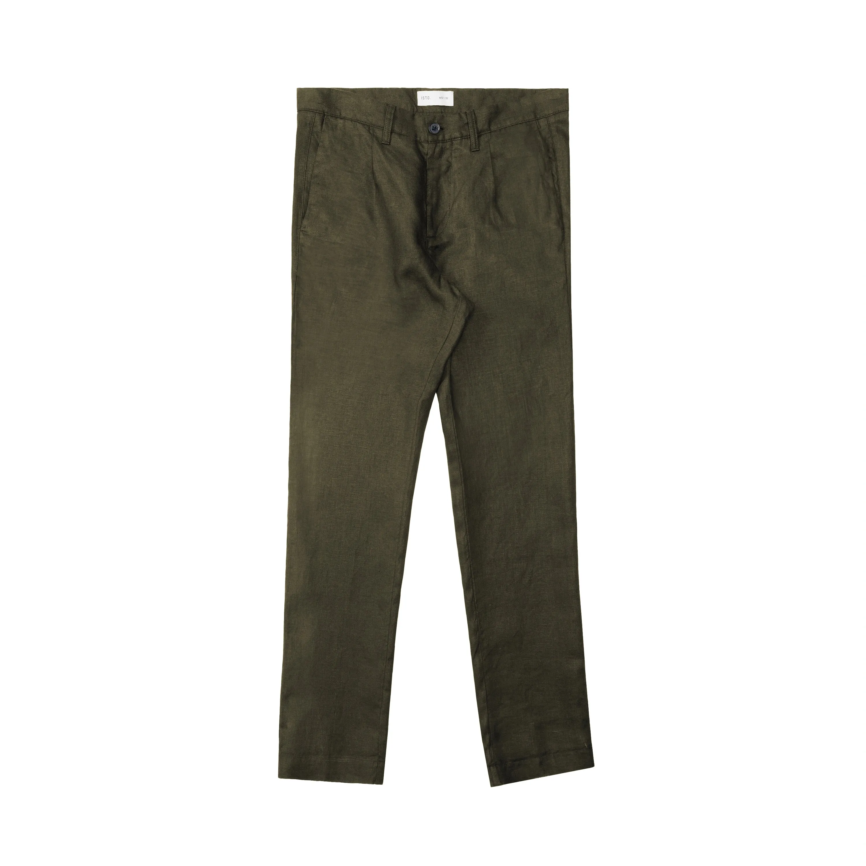 PLEATED LINEN TROUSERS