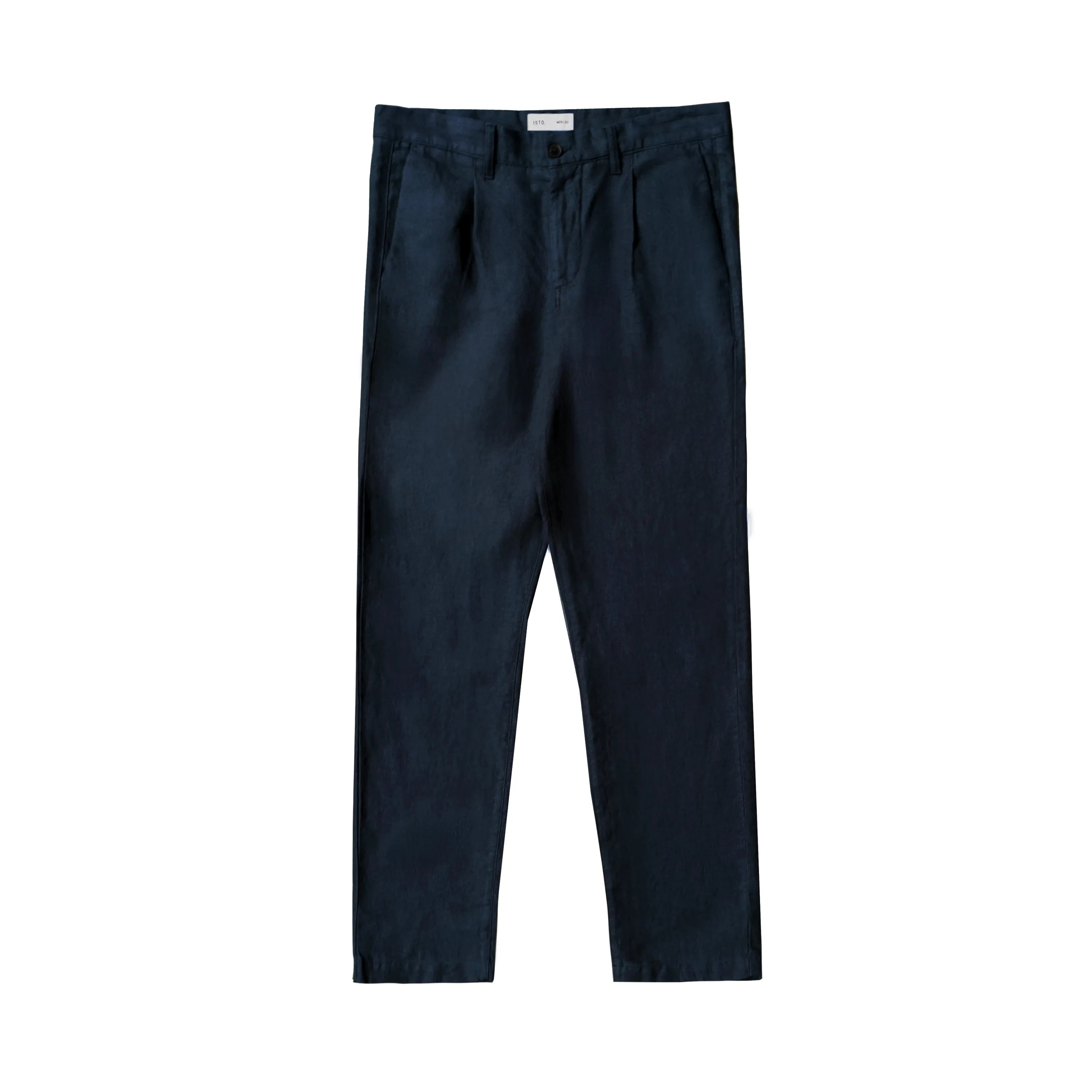PLEATED LINEN TROUSERS