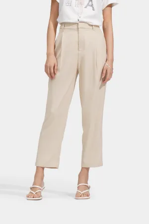 Pleated Tapered Trousers