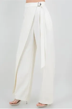 PLEATED TROUSERS - IVORY
