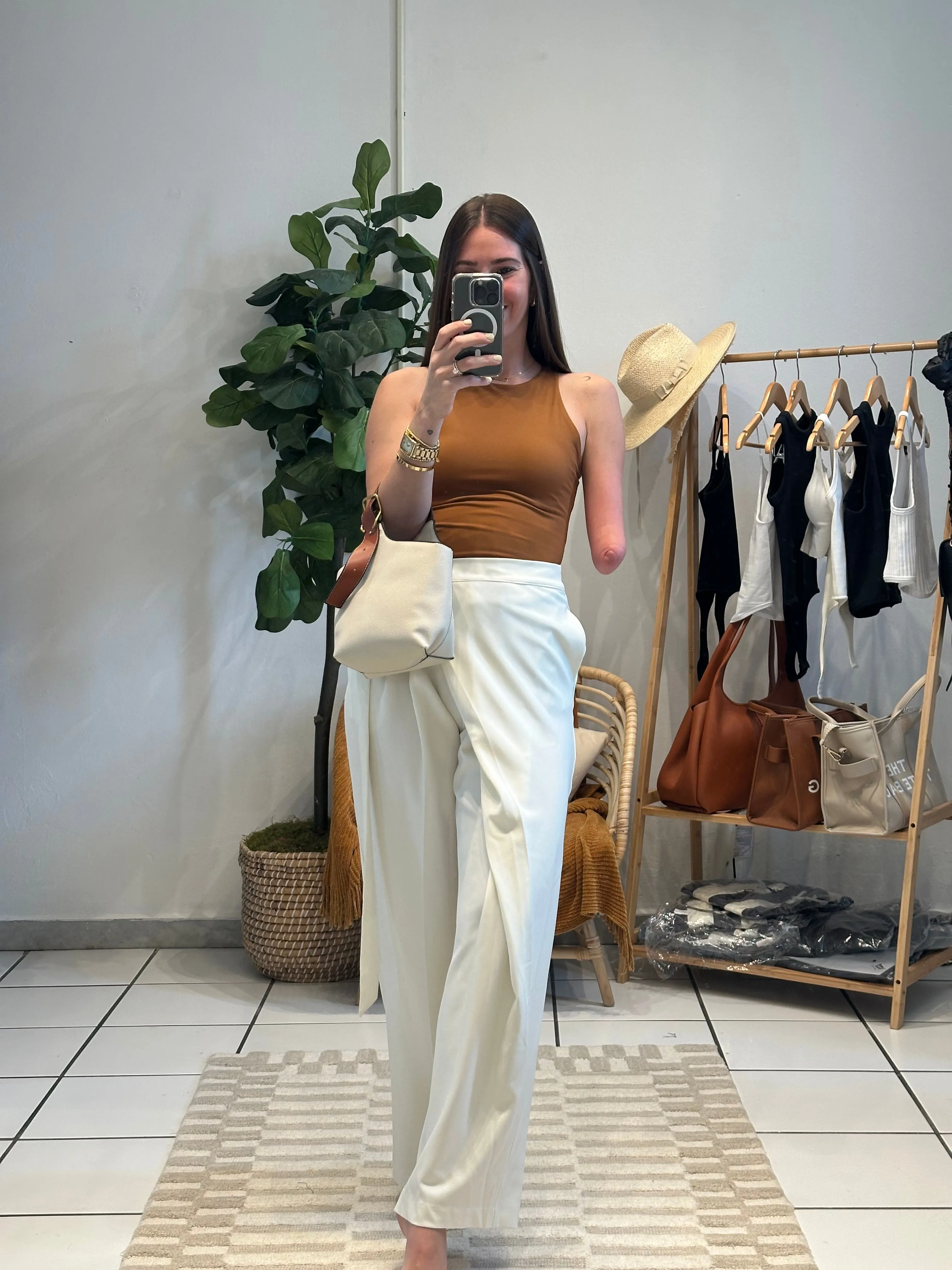 PLEATED TROUSERS - IVORY