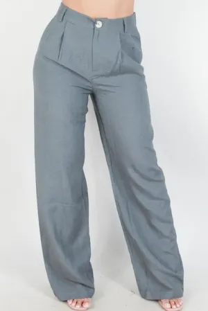 PLEATED TROUSERS WITH POCKETS