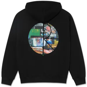 Polar Skate Co Dave Fill Logo Ourselves Collage Hoodie | Black
