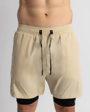 Power 2-in-1 Shorts - Beige