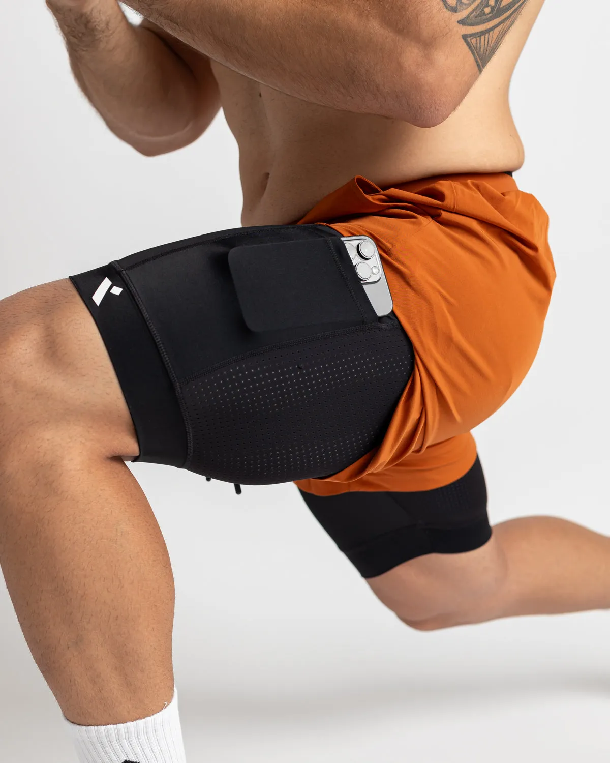 Power 2-in-1 Shorts - Dark Orange