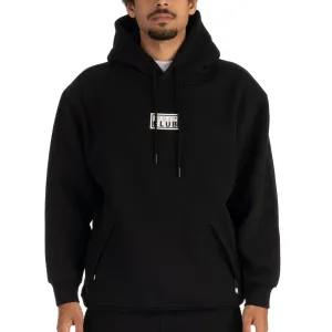 Pro Club Men's Heavyweight Silicone Patch Pullover Hoodie - Black