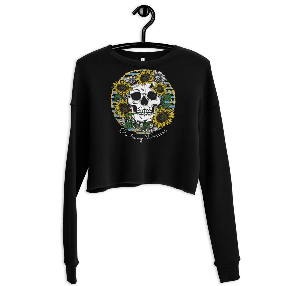 Pushing Daisies Crop Sweatshirt