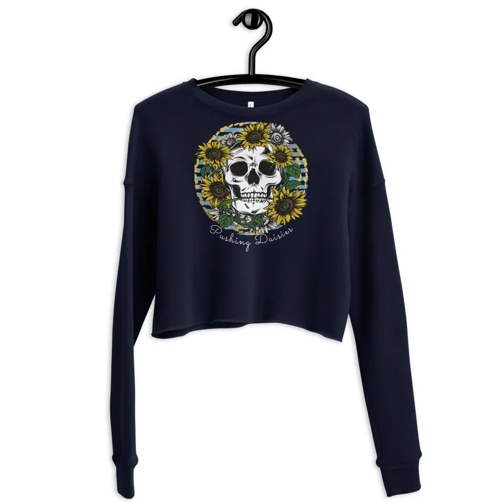 Pushing Daisies Crop Sweatshirt