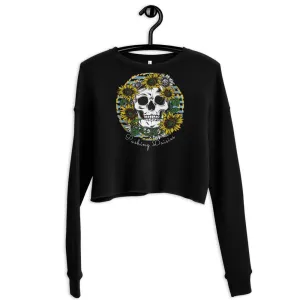 Pushing Daisies Crop Sweatshirt