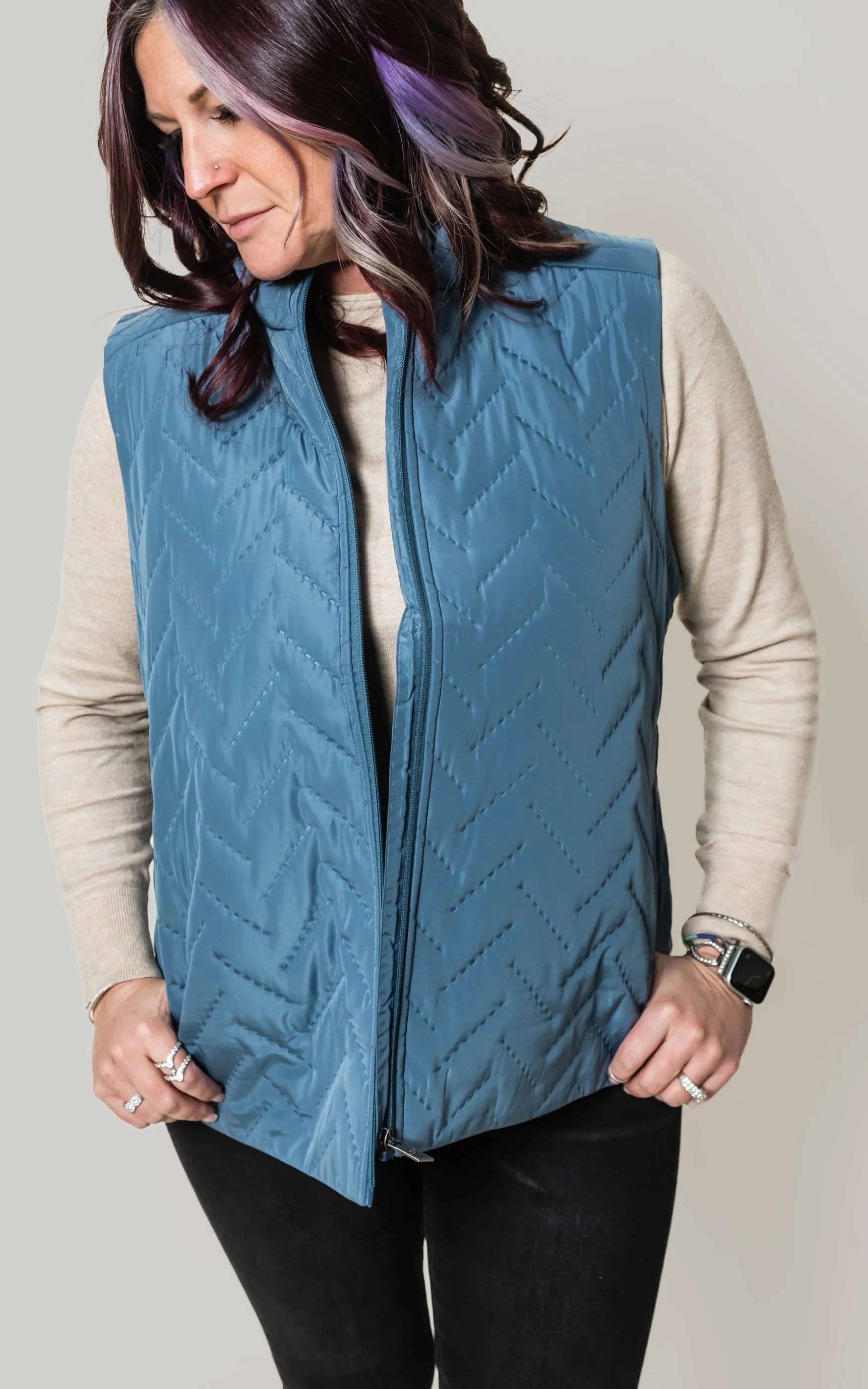 Quilted Vest Repreve Eco Vest** - Final Sale