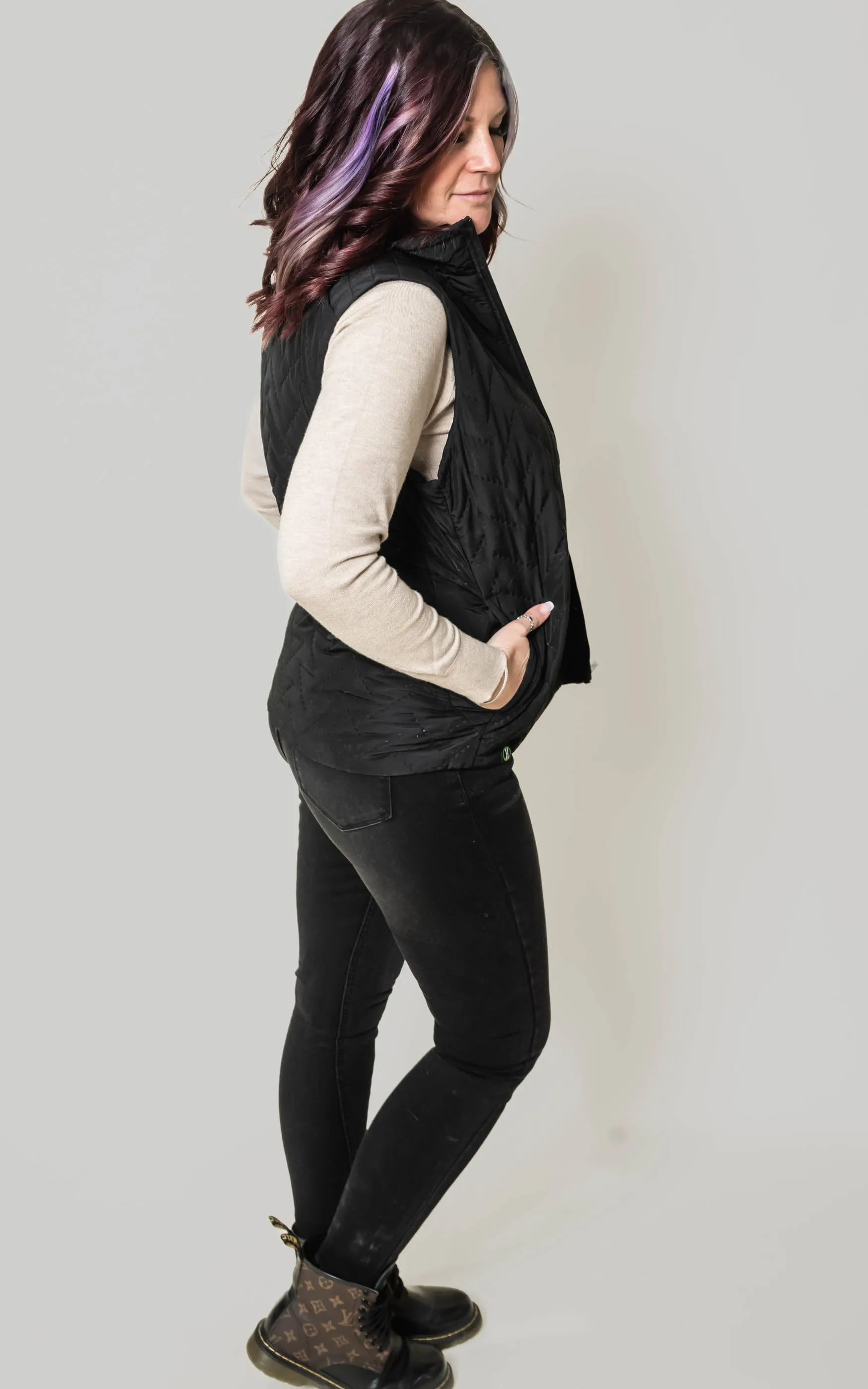 Quilted Vest Repreve Eco Vest** - Final Sale