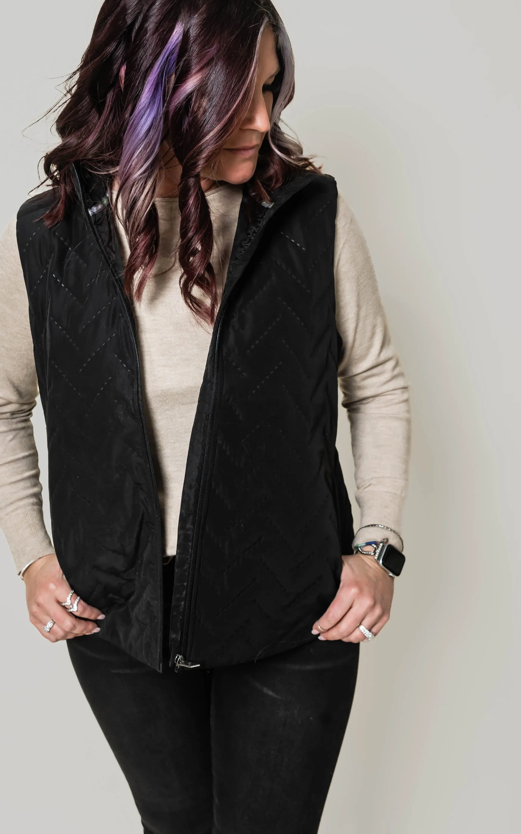 Quilted Vest Repreve Eco Vest** - Final Sale