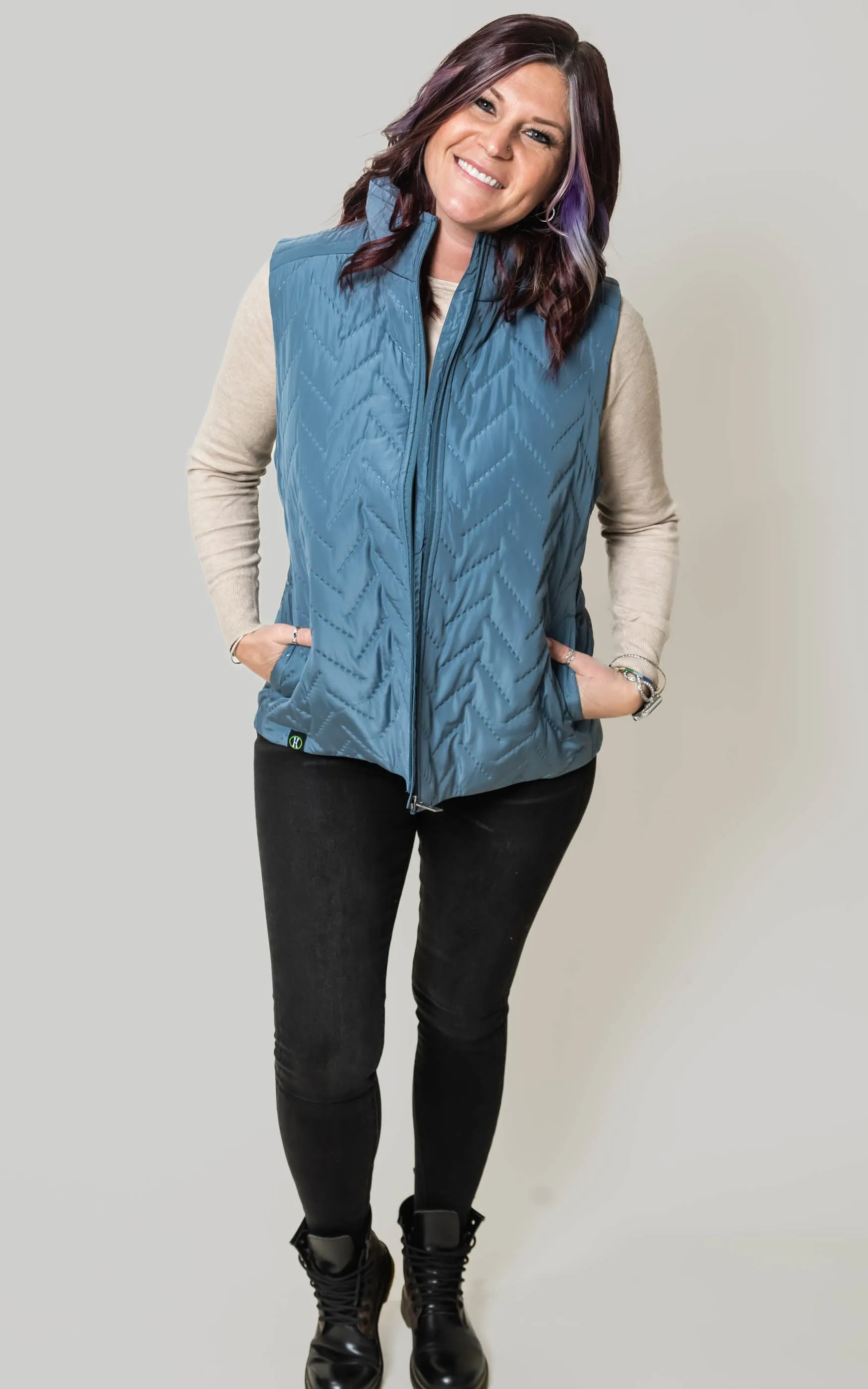 Quilted Vest Repreve Eco Vest** - Final Sale