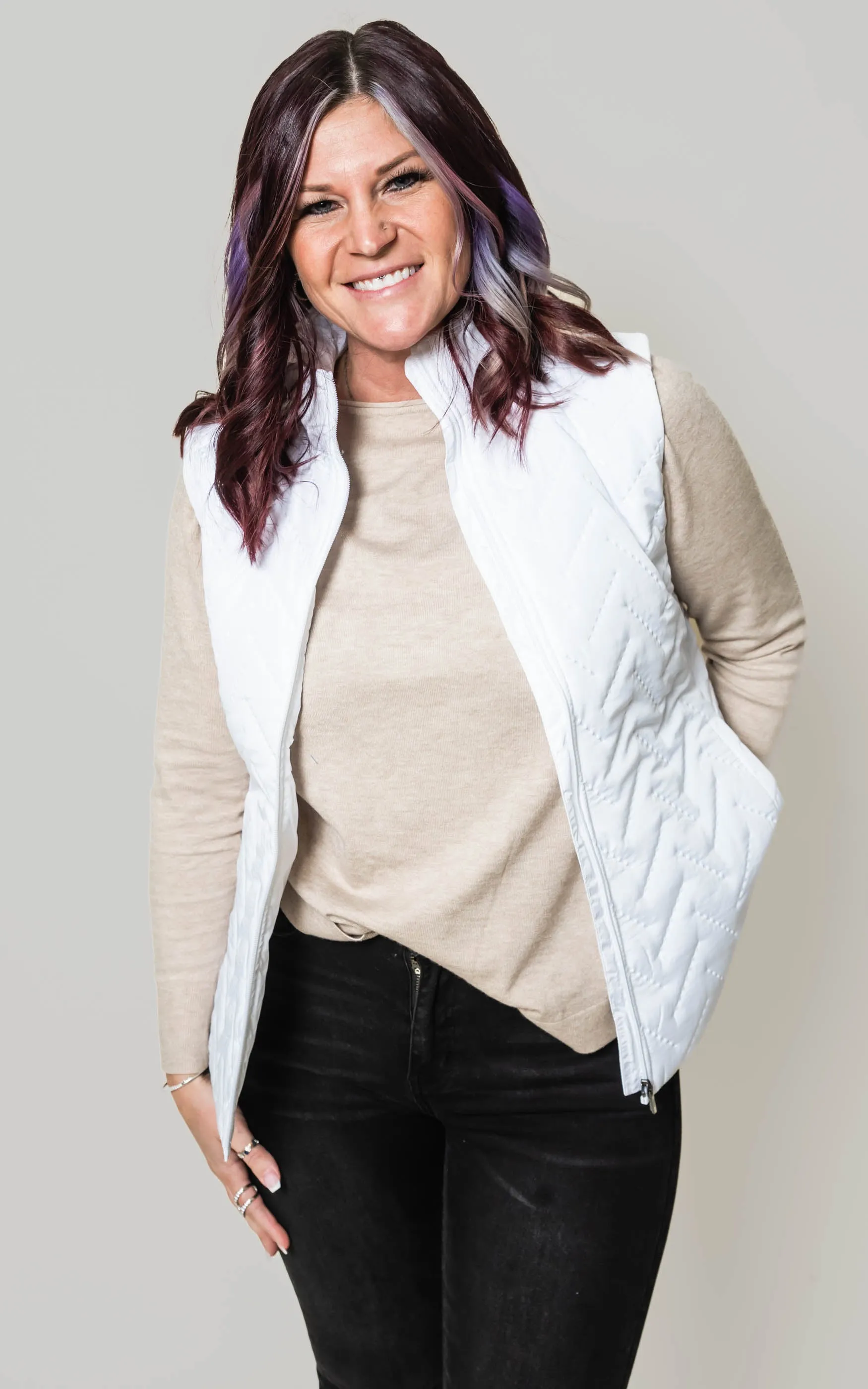 Quilted Vest Repreve Eco Vest** - Final Sale