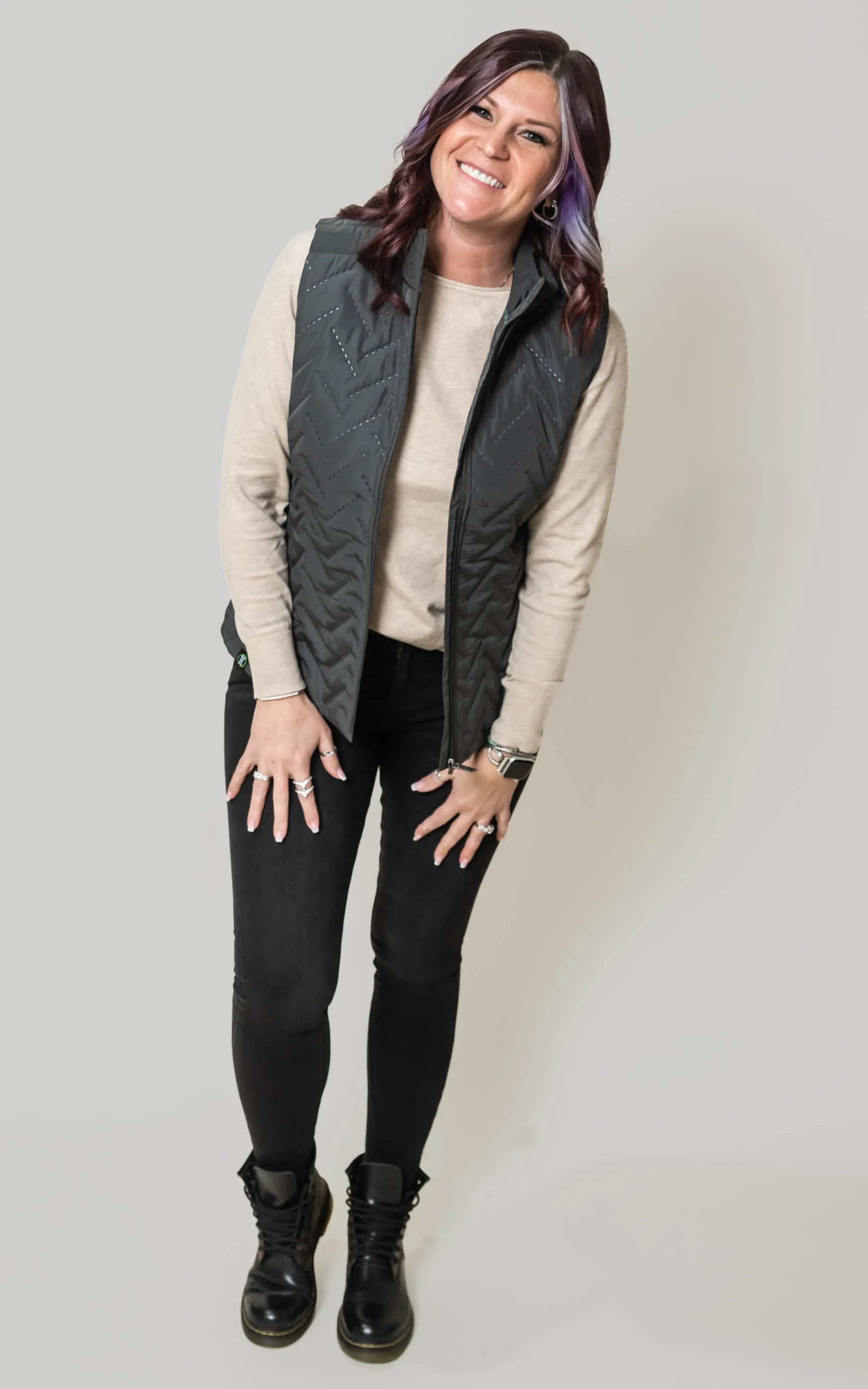 Quilted Vest Repreve Eco Vest** - Final Sale