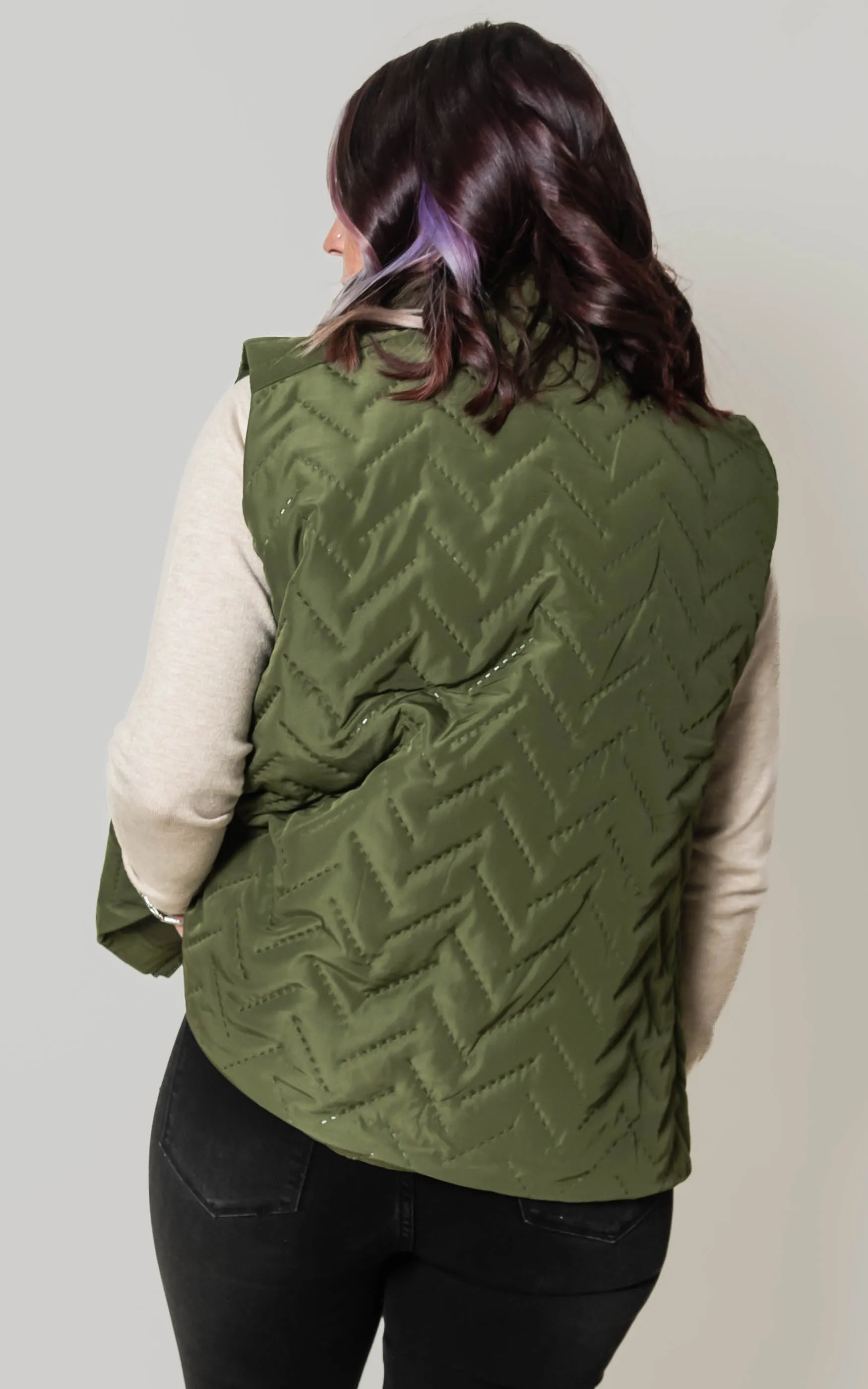 Quilted Vest Repreve Eco Vest** - Final Sale