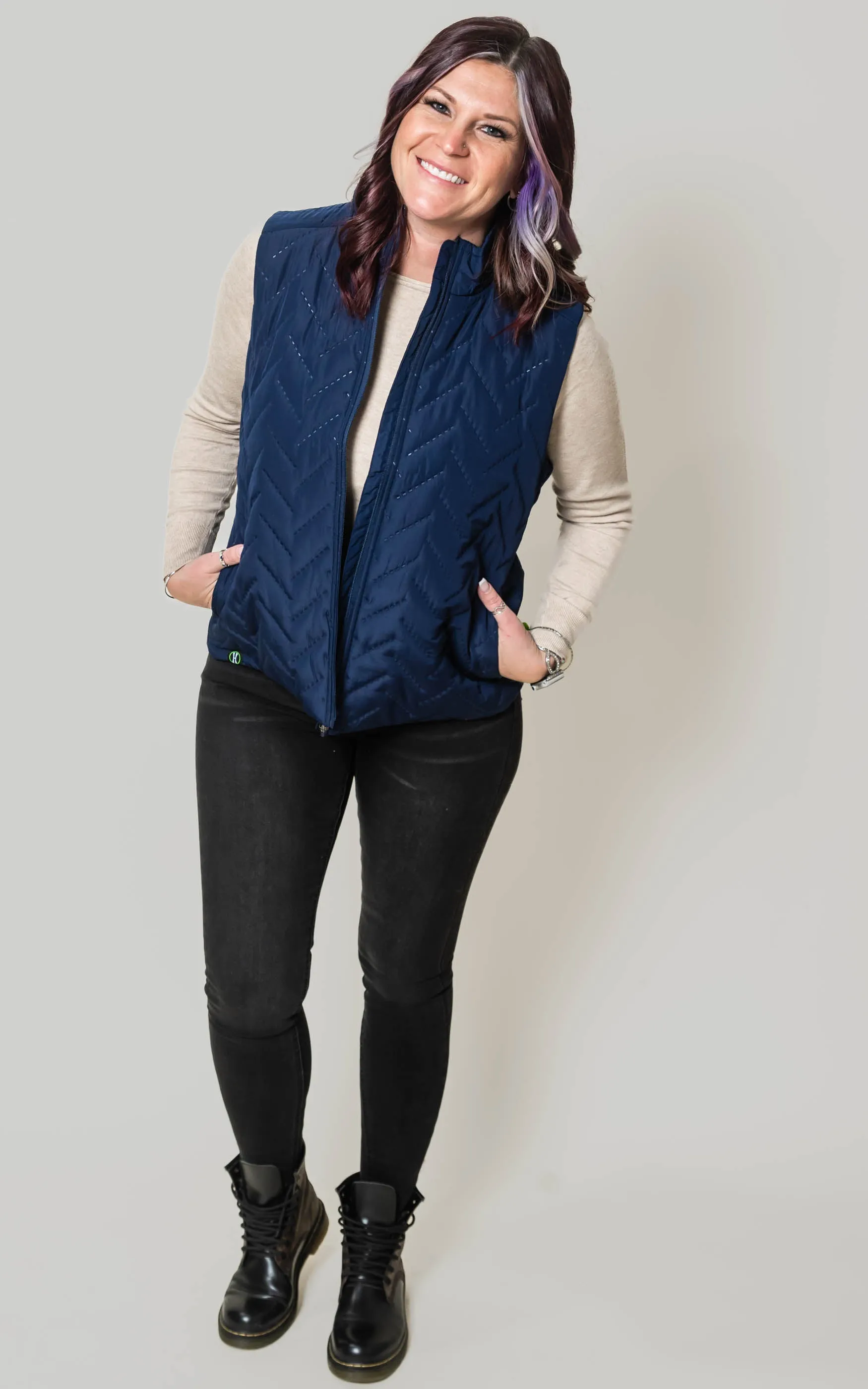Quilted Vest Repreve Eco Vest** - Final Sale