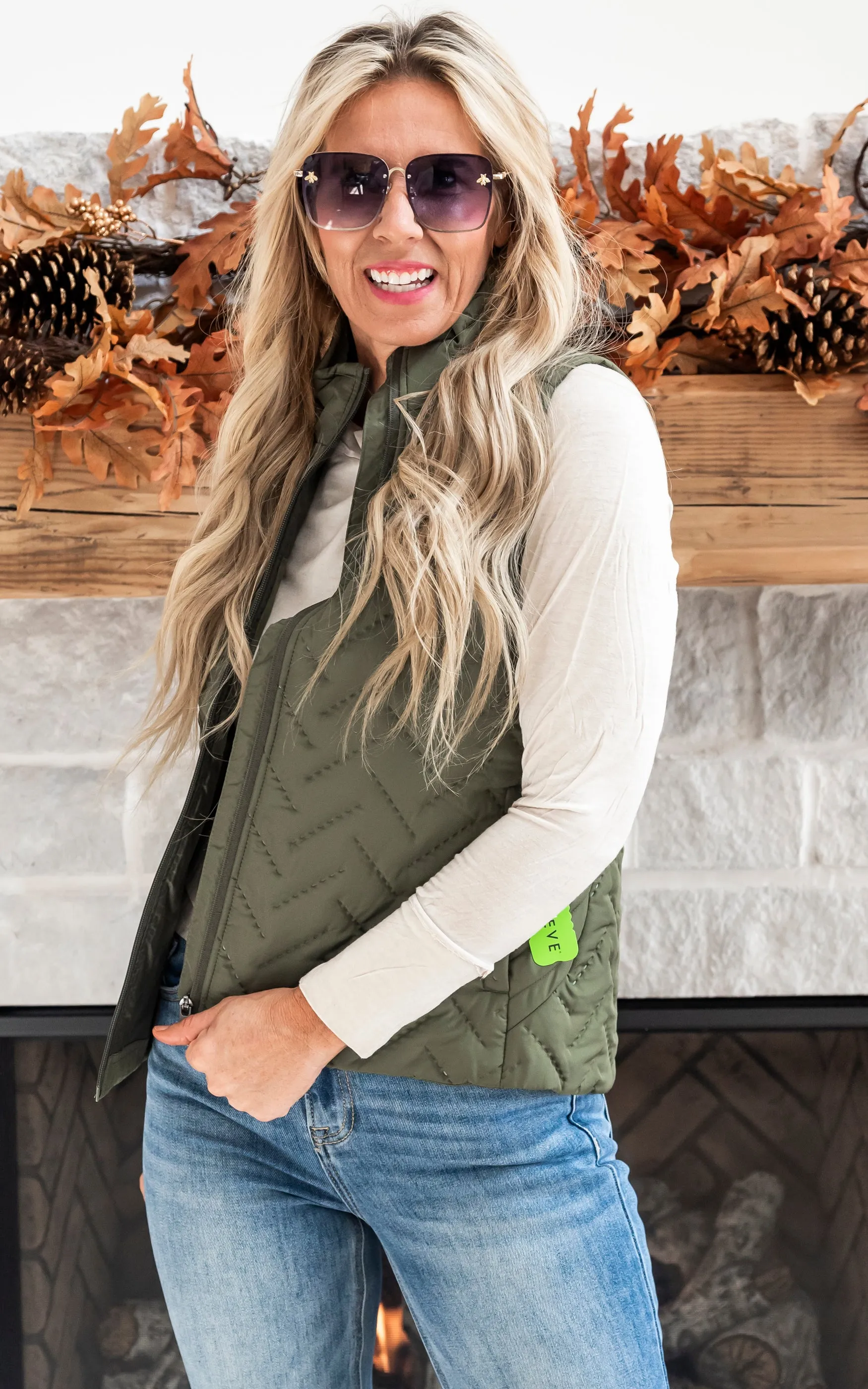 Quilted Vest Repreve Eco Vest** - Final Sale
