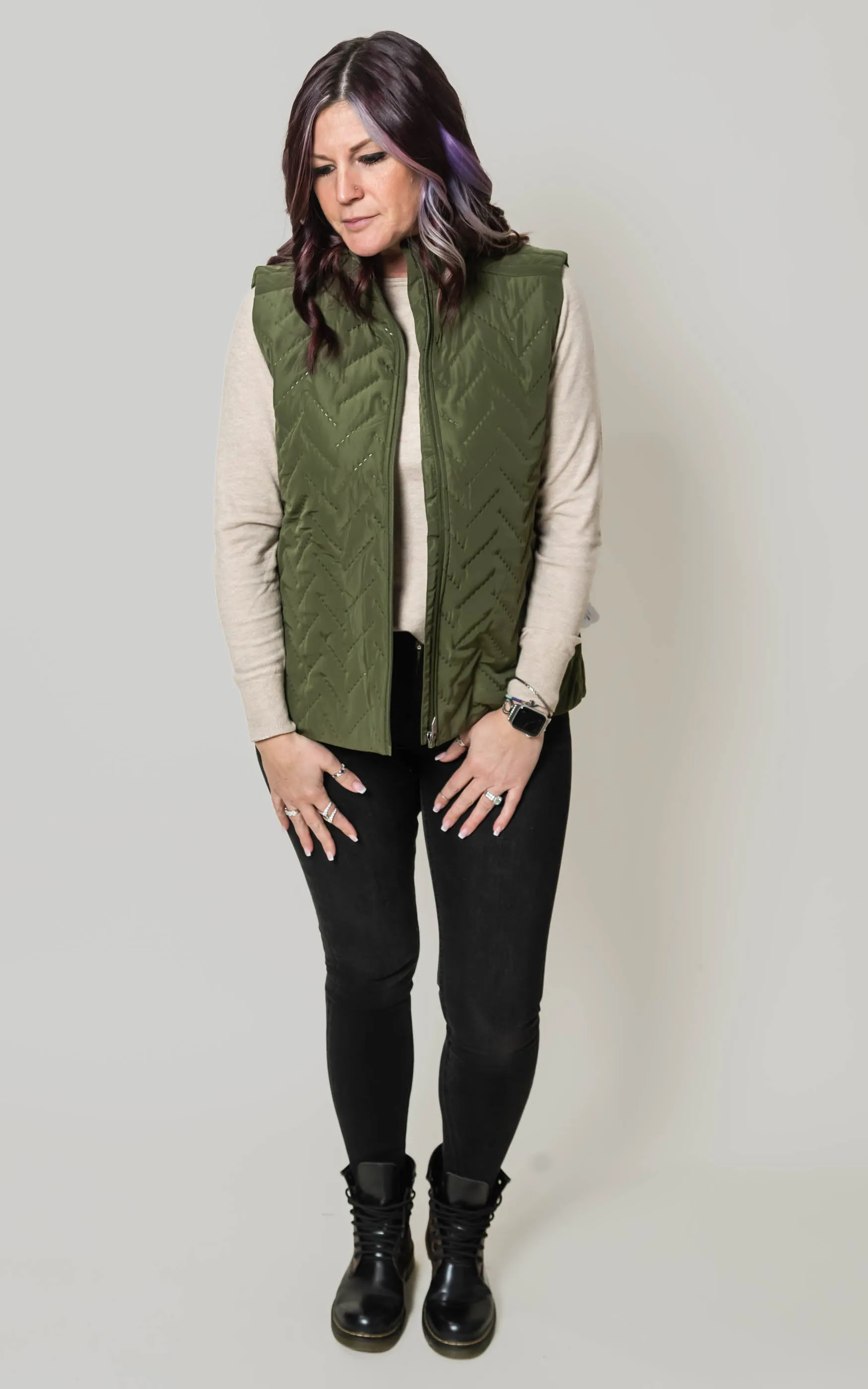 Quilted Vest Repreve Eco Vest** - Final Sale