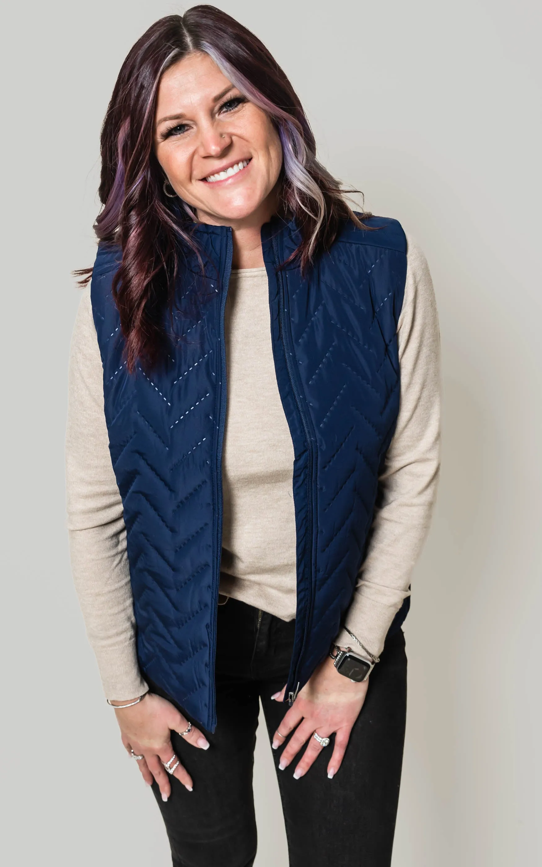 Quilted Vest Repreve Eco Vest** - Final Sale