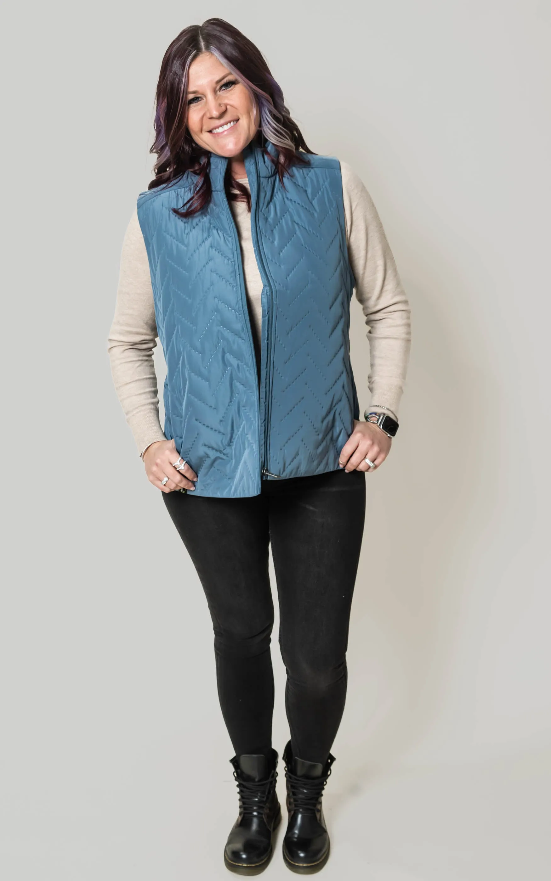 Quilted Vest Repreve Eco Vest** - Final Sale